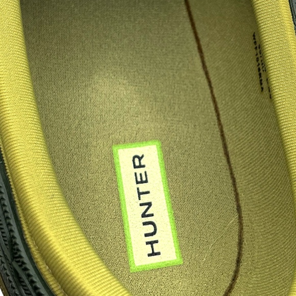 HUNTER Gardener Neoprene Lined Clogs Green Size 8 - Picture 5 of 5